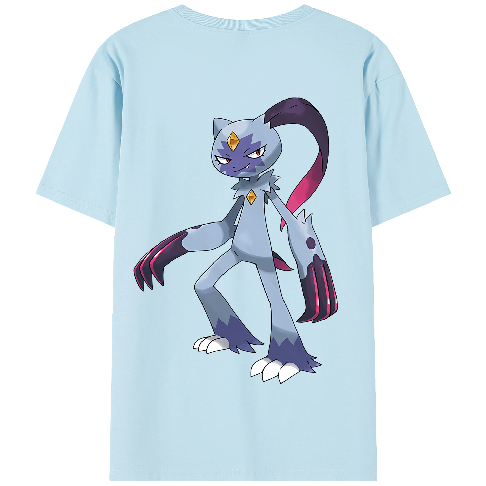 （画像用） ポケットモンスター Pokémon 綿100％半袖Tシャツ（背面プリント）